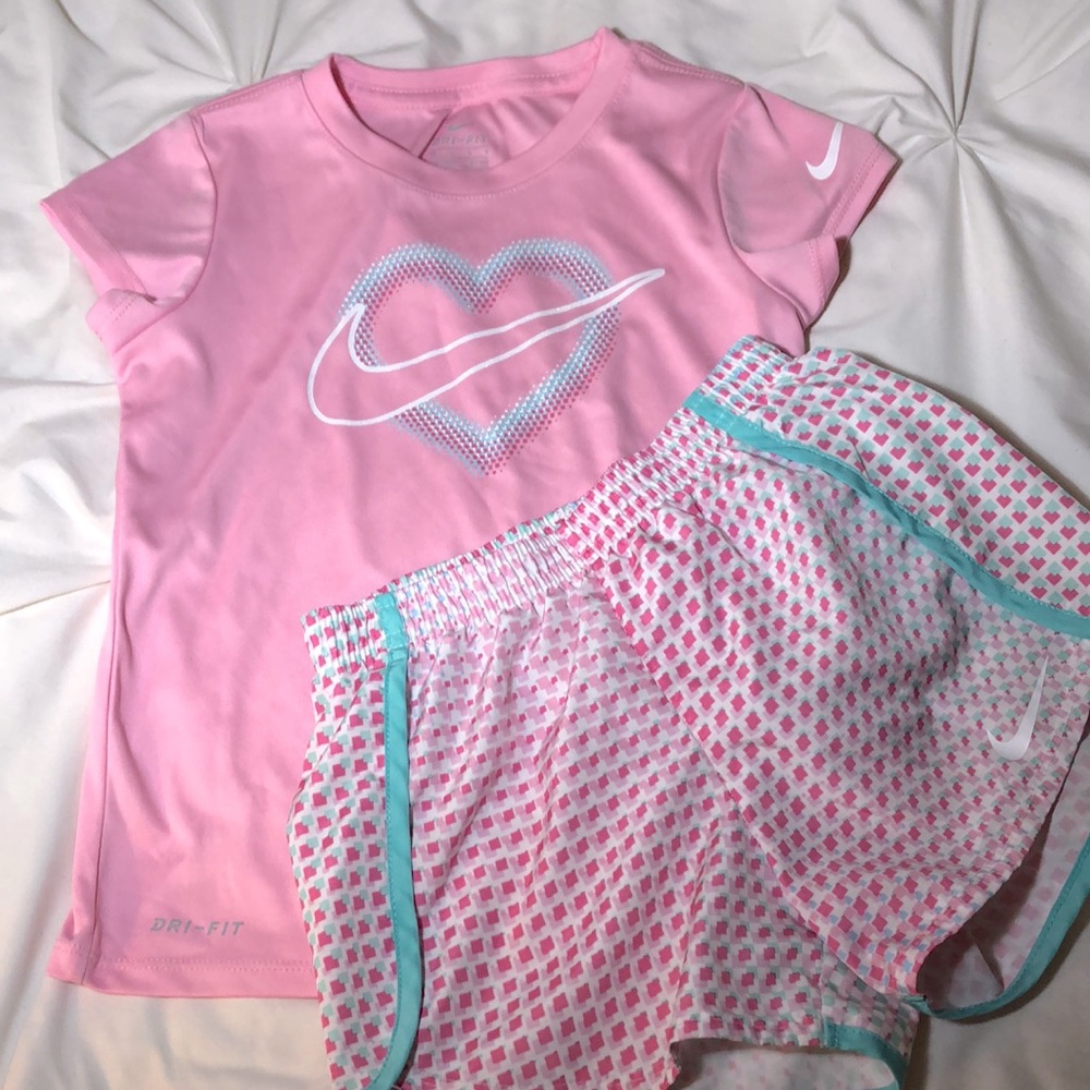 Nike girls dri-fit outfit size 6-7